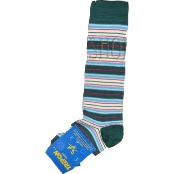 Proužkované podkolenky Trepon, vel. 17-18 EUR 25-27 zelená
