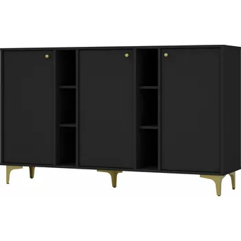 Šatní skříň Komoda Tomila 823/1, černý grafit