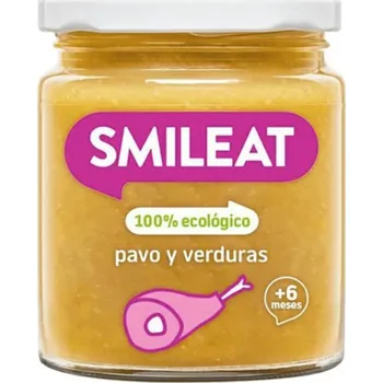 Smileat příkrm krůta se zeleninou s extra panenským olivovým olejem, 6M+, BIO, 230 g