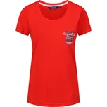 dámské tričko REGATTA - FIERY RED - M (Regatta Filandra III)