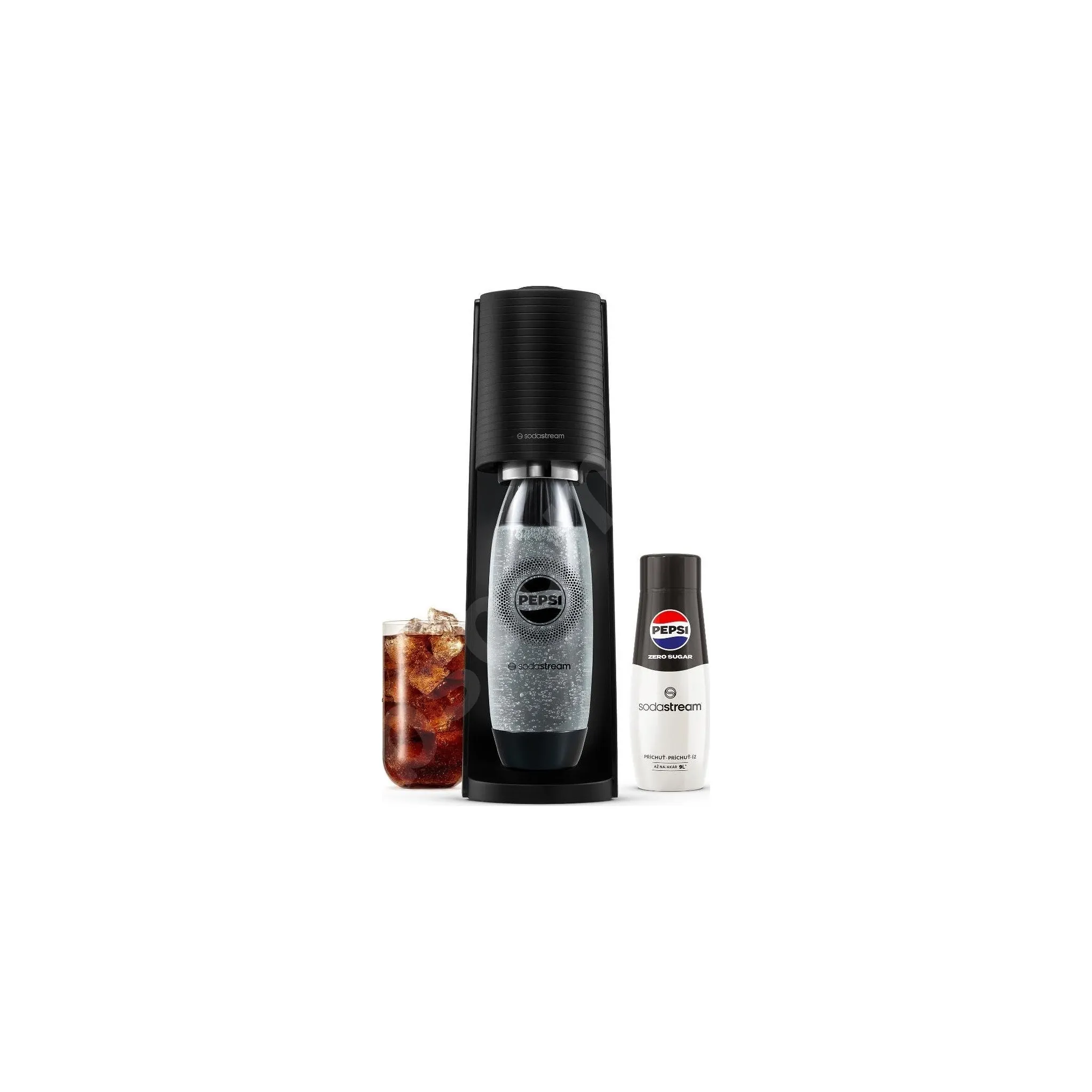 Fotografie 3 - Výrobník sody SodaStream Terra černý Pepsi Zero Megapack