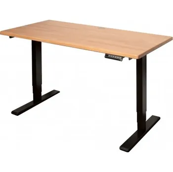 Psací stůl Elektrický rostoucí stůl do dětského pokoje, 115 cm, černý, buk cink