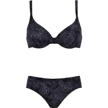 Dámské plavky Dámské dvoudílné plavky Naturana 77044 černé Barva: černá, Velikost: 80D