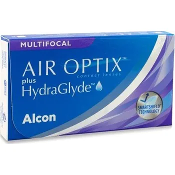 Kontaktní čočky Měsíční kontaktní čočky Air Optix Plus Hydraglyde Multifocal (6 čoček) Air Optix
