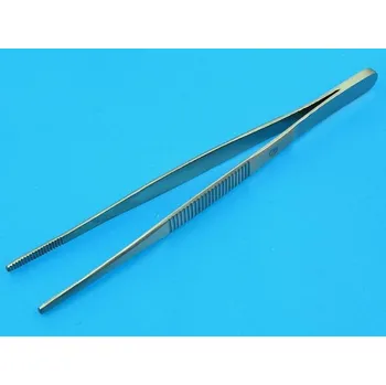 Péče o řasy a obočí Servisní nářadí - pinzeta chirurgická 140mm plochá pro běžnou práci