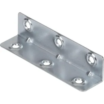 Walteco Nábytkový úhelník 21x21x86mm, pozinkovaný Množství: 5 ks