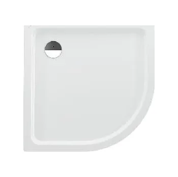 Sprchová vanička Laufen Platina - Sprchová vanička čtvrtkruh, 100x100 cm - s protihlukovými podložkami, bílá/antislip H2150196000401
