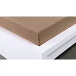 XPOSE Prostěradlo jersey EXCLUSIVE 200/220 cm barva: světle hnědá