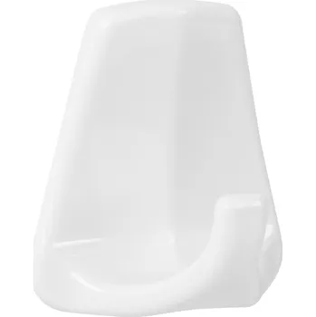 Věšák Walteco Samolepicí háček QF1207, plast, bílý Množství: 10 ks