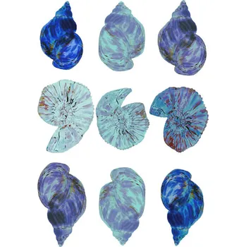 Plakát Plakát, Obraz - Blue Sea Shells, Poster cartissi