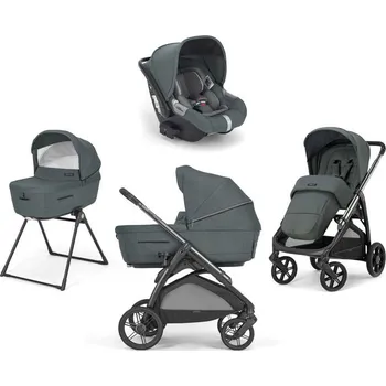 Kočárek Inglesina Kočárek Inglesina Aptica Darwin 4v1 2024 Emeral Green" "Barva:zelené|Materiál:melange|Počet kol:čtyřkolové|Požadované vlastnosti:odpružení, Zatáčecí kola, Lze připevnit autosedačku|Typ:kombinované|