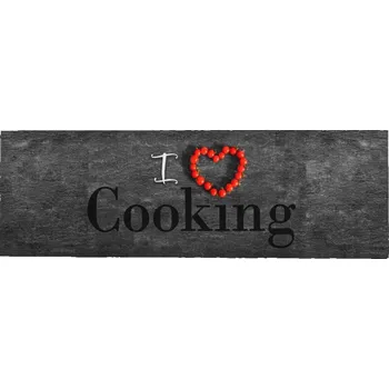 Kuchyňský koberec pratelný Vaření 60 x 300 cm Vícebarevný 315953