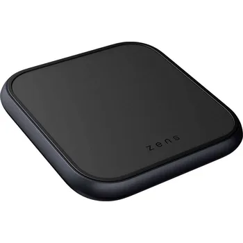 ZENS bezdrátová indukční nabíječka Aluminium Series Single Wireless Charger, ZESC14B/00, výstup Qi standard, USB A, čern