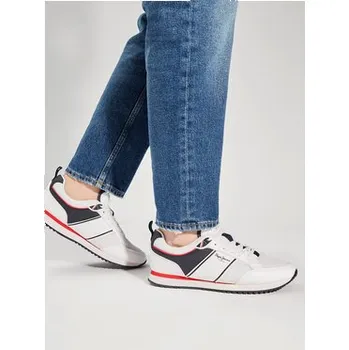 Dámské tenisky Sneakersy Pepe Jeans Dublin Brand PMS40009 Bílá 44