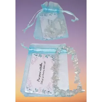 Náramek Dárkový náramek z opalitu pro paní učitelku – originální poděkování