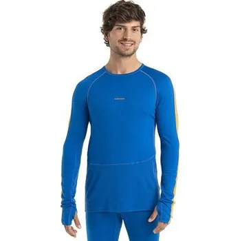 Pánské termo spodní prádlo Triko ICEBREAKER M ZONEKNIT 200 LS CREWE Man velikost S