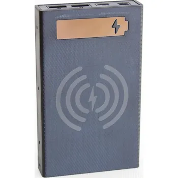 Powerbanka DIY bezdrátová powerbanka, 5× 18650 li-Ion černá