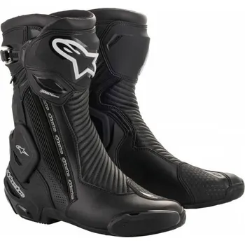 Moto obuv Boty SMX PLUS 2 GORE-TEX, ALPINESTARS (černá/stříbrná) 2026 39