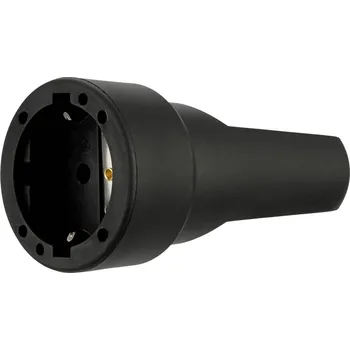 vypínač a zásuvka REV 0512150555 zásuvka guma 250 V černá IP20