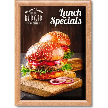 Rám na obraz Klaprám A3, ostrý roh, 25 mm, barva Dřevo