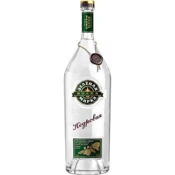 Vodka Zelyonaya Marka Kedrovaya 1 l