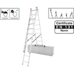 PROTECO žebřík trojdílný Krause CORDA 3x9 s úpravou na schody | 6,2 m