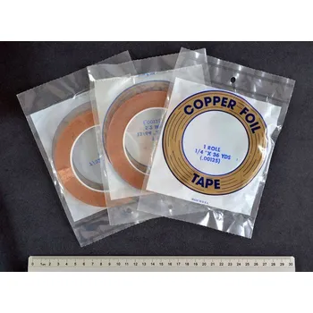 Lepicí páska Tiffany měděná páska - MĚĎ šířka 3,20 mm (1/8"), délka 33 m