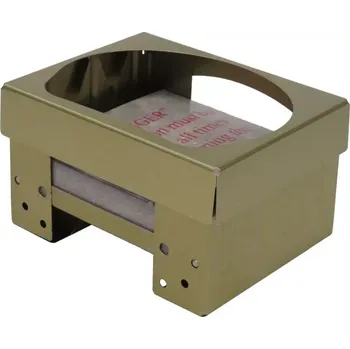 Turistický vařič Vařič skládací BRITISH military vč. hexaminu (Vojenský polní skládací vařič na tuhá paliva s mnohonásobným použitím.)