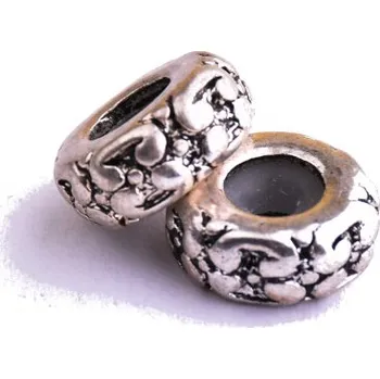 Dětské navlékací korálky Kovové korálky 5x11mm DP276