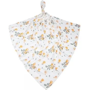 BocioLand Luxusní osuška, plenka 110x110cm, bambusová, Hrušky