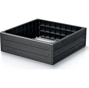 Vyvýšený záhon BIO FLAME BASE 75x75 cm, plastový