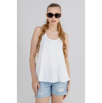 FUNK´N´SOUL Funk'n'Soul dámské volné tílko bílé Velikost: S