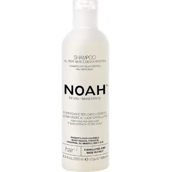 Šampon Posilující šampon na vlasy Černý pepř a máta Noah 250ml