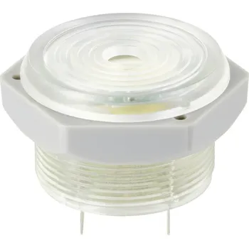 Poplachová siréna TRU COMPONENTS TC-10475832 piezo bzučák Hlučnost: 95 dB Napětí: 12 V/DC nepřerušovaný tón, Modrá LED 1 ks