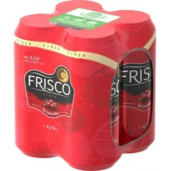 Cider Frisco Frisco Brusinka 4x330ml plech