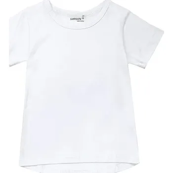 Dívčí tričko Dětské jednobarevné TRIČKO (vel. 90-140) Barva: Bílá, Velikost: 8-9 let (140)