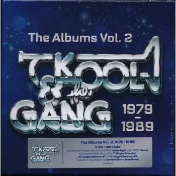 Zahraniční hudba 8CD/Box Set Kool & The Gang: The Albums Vol. 2 1979-1989 2022 Box Set Ladies' Night Celebrate! Something Special As One In The Heart Emergency Forever Sweat 7" #1 12" Singles Selection #2