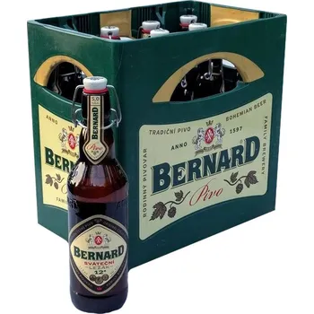 Pivo Bernard Bernard sváteční světlý ležák, 11x0,5l