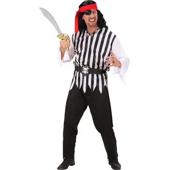 Pánský pruhovaný kostým pro piráta Pánská velikost: XL (54-56)
