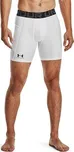 Pánské kompresní boxerky Under Armour HeatGear Shorts velikost XXL white