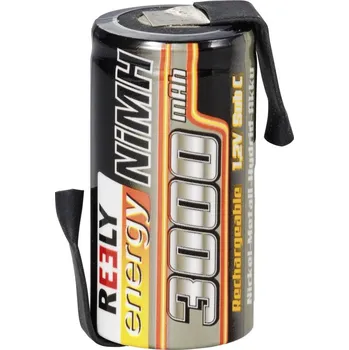 RC náhradní díl Reely slot pro akumulátor (modelářství) Ni-MH Sub-C 1.2 V 3000 mAh s pájecími hroty