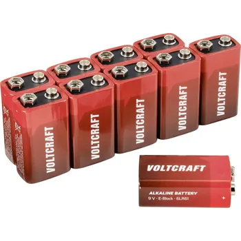 RC náhradní díl VOLTCRAFT 6LR61 baterie 9 V alkalicko-manganová 550 mAh 9 V 10 ks
