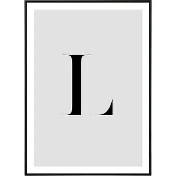 Obraz La forma Design studio Letter L 30x40 cm