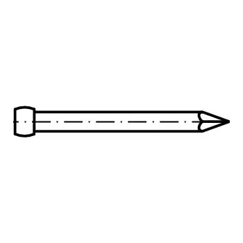 Hřebík hřebík kolářský ocel ZB 2.5 mm 60 mm