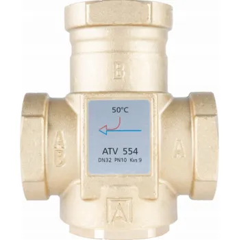 Ventil Afriso Teplotní ventil ATV 554, DN32, Rp1 1/4", kvs 9, 50°C