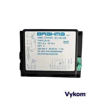 Příslušenství ke kotli Řídící a zapalovací automatika Brahma CE 11F, Tw1,5s, Ts 10s