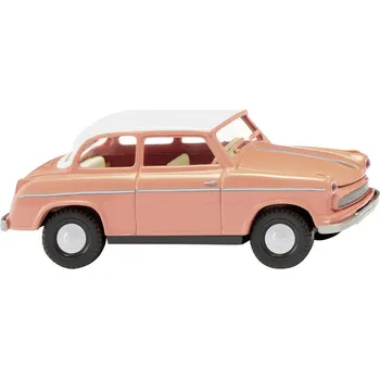 Modelová železnice Wiking 0806 35 H0 model osobního automobilu Lloyd Alexander TS, losos s s s bílou střechou