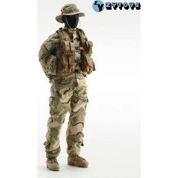 Doplněk k figurce Sada příslušenství pro 1/6 figurky Special Combat Sniper Suit (Desert)