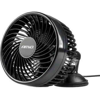 Autodoplněk AMiO AM03004 ventilátor do auta s přísavkou 6"