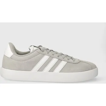 Pánské tenisky Kožené sneakers boty adidas Vl Court šedá barva, ID6280 90X, EUR 36